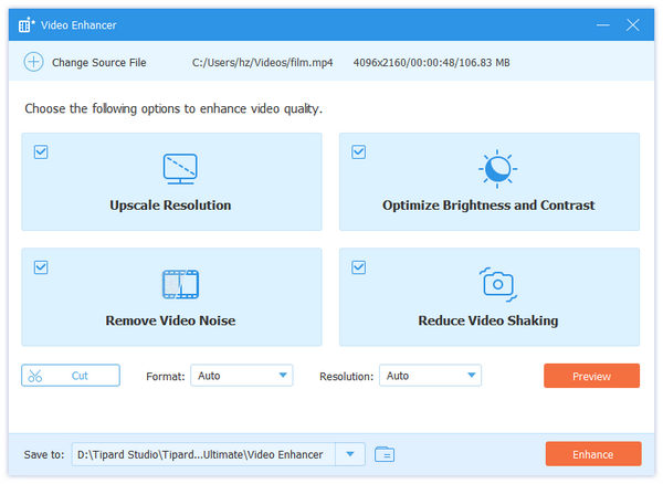 Fix Blurry Video in Tipard