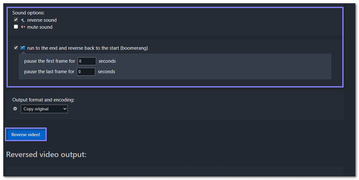 Ezgif Reverse A Video Free Online