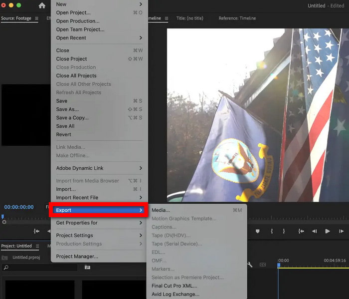 Export Premiere Pro
