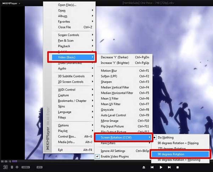 Kmplayer Rotate Video