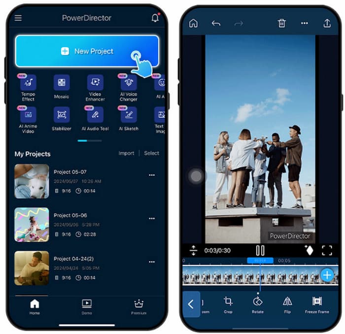 Powerdirector Rotate