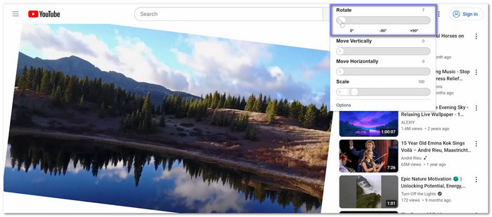 Rotate YouTube Video on Windows or Mac