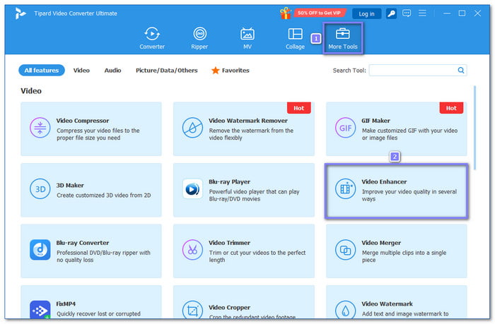Click Video Enhancer Feature