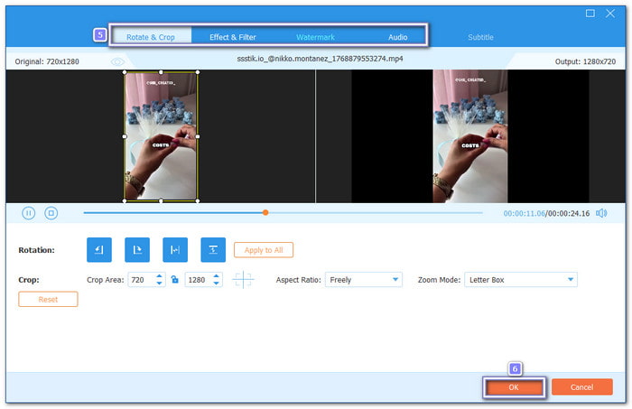 Edit The Stitch Video
