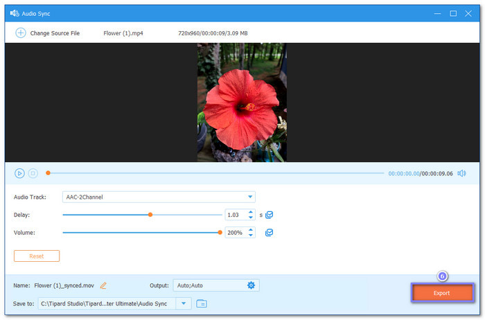 Save Your Synced Audio And Video Output
