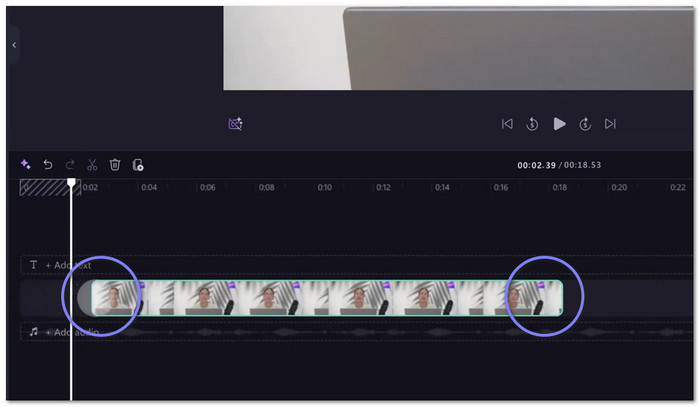 Clipchamp Trim A Video on Windows
