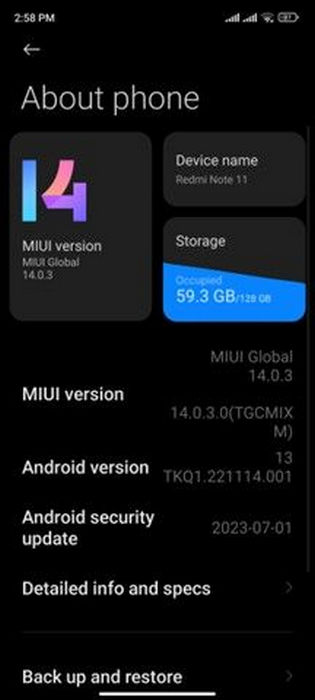 System Update