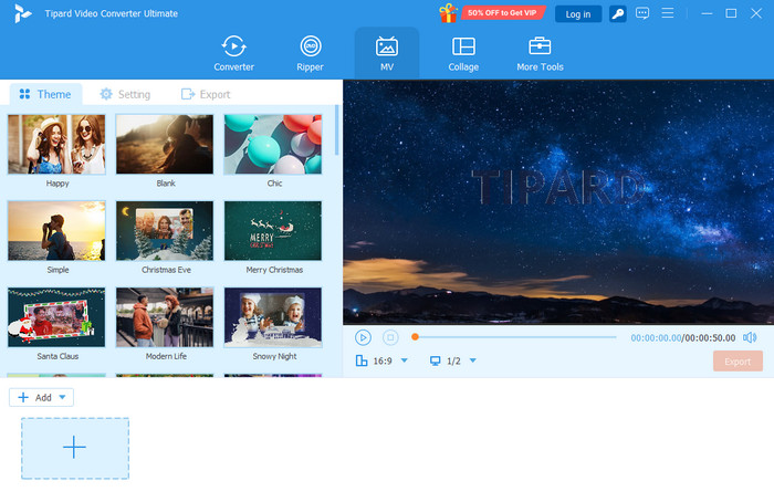 Tipard Video Converter Ultimate Interface