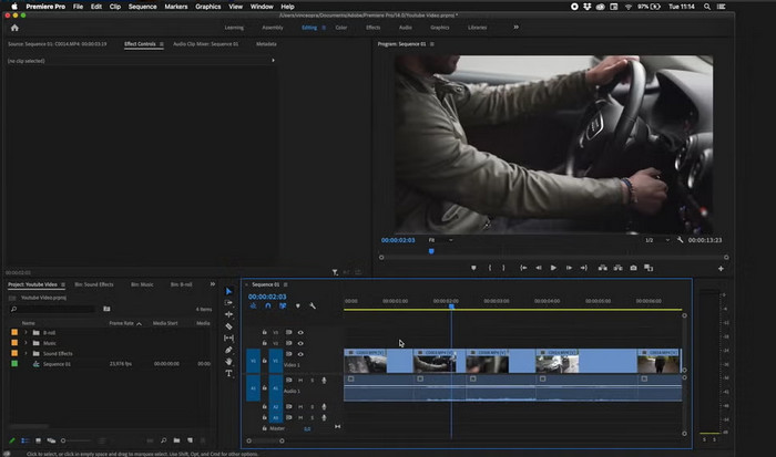 Adobe Premiere Pro Interface