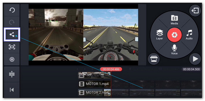 Export The Split Screen Video