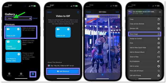 iPhone Shortcuts Mobile Methods to Make Video Into GIF