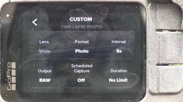 Gopro Custom Option
