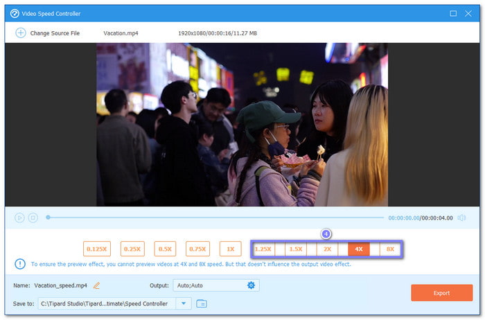 Pick The Speed For Your Video
