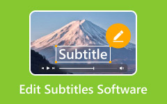 Editing Subtitles Software