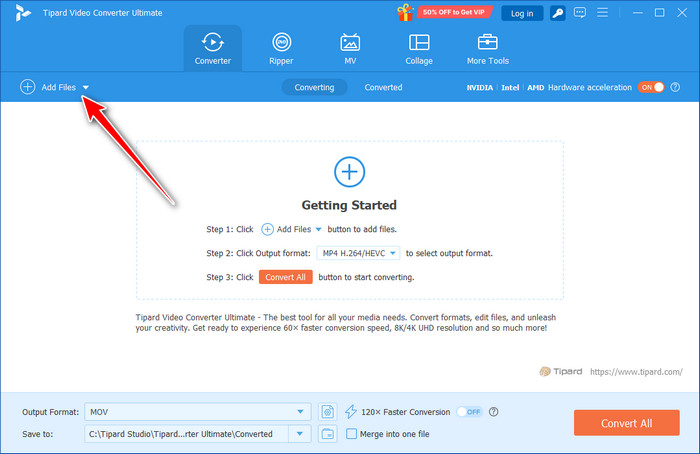 Click Add Files