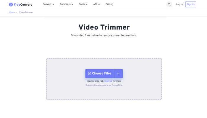 Freeconvert Video Trimmer