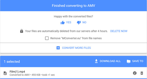 MConverter MP4 to AMV Converter