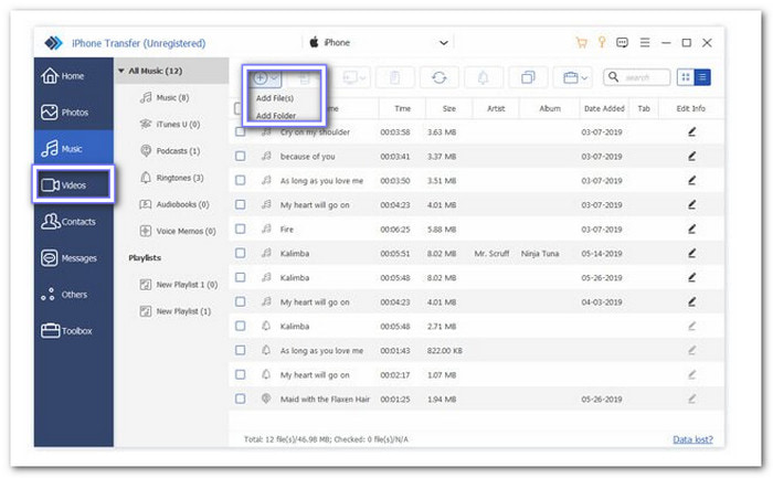 Apeaksoft iPhone Transfer Transfer MP4 From PC to iPhone With iTunes