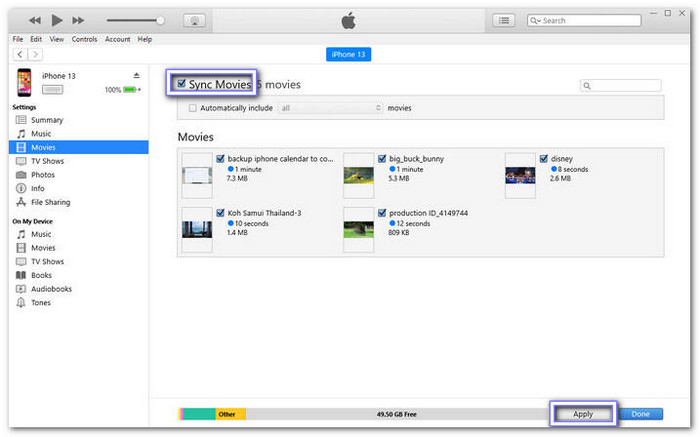 Transfer MP4 From PC to iPhone With iTunes