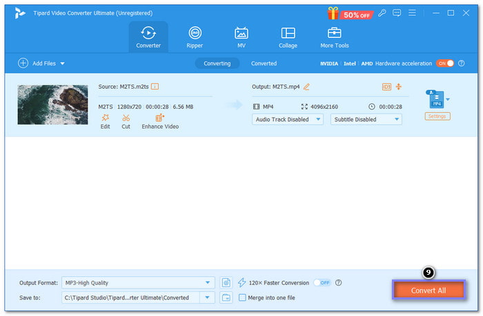 Convert Your M2ts File to MP4