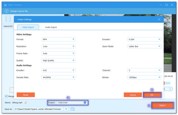 Export Your Trimmed Video