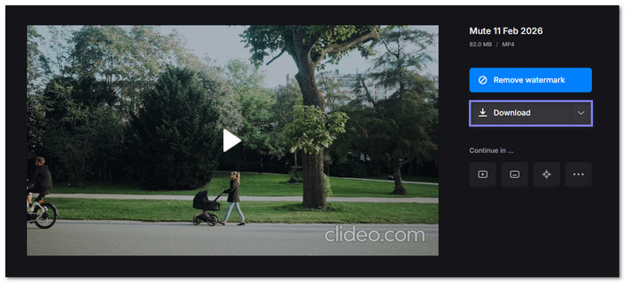 Clideo Remove Audio From Video For Free