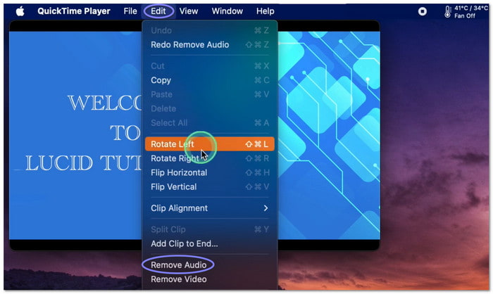 Quicktime Remove Audio From Video