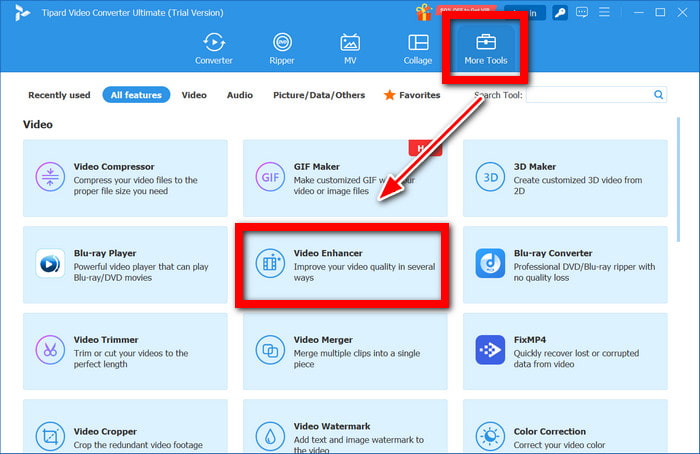 More Tools Video Enhancer