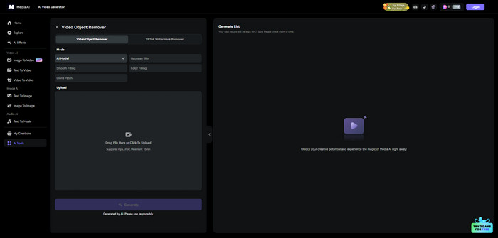 Media.io Online Watermark Remover