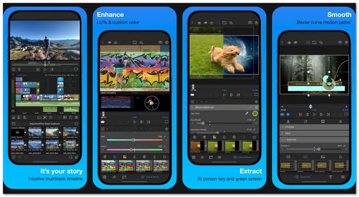 LumaFusion Best Video Color Correction Apps for iPhone