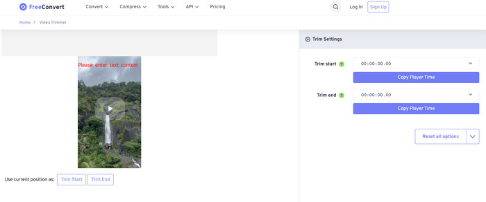FreeConvert Video Cutter