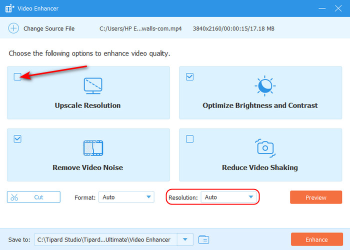 Video Enhancer UI