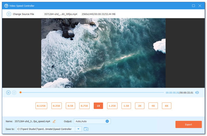 Tipard Video Converter Ultimate Speed Up or Slow Down Video