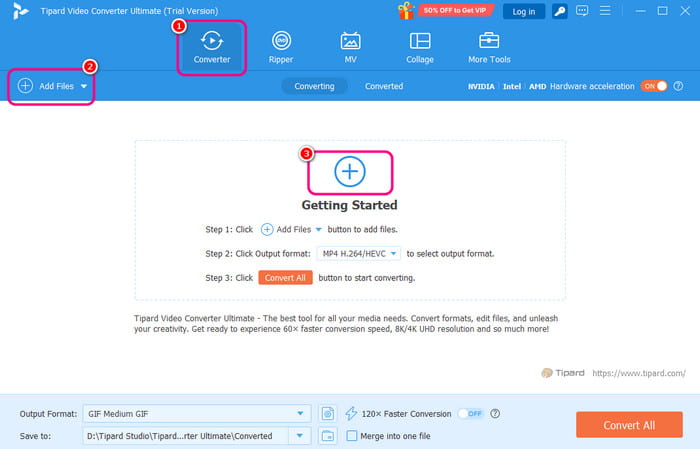 Converter Add Files Tipard