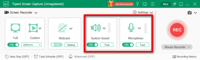 System Sound Microphone