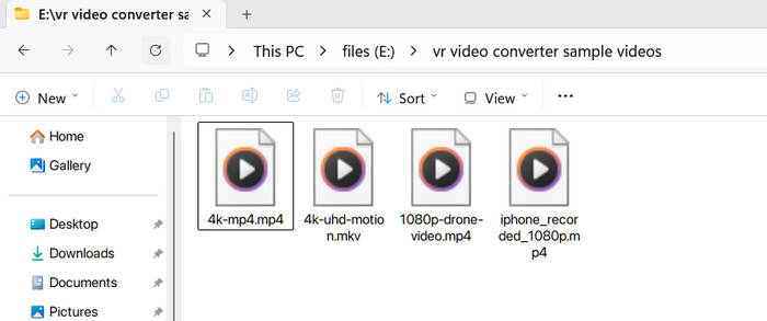Tested Video Samples for VR Video Converters