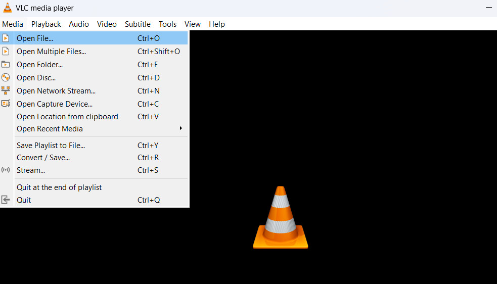 VLC Media Player Open LRV File
