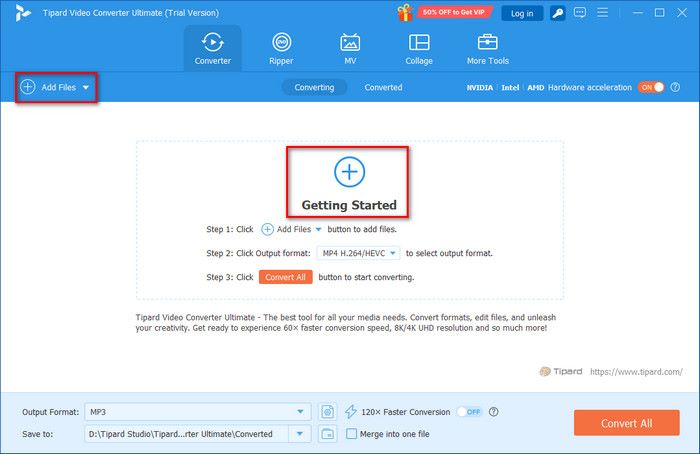 Homepage of Video Converter