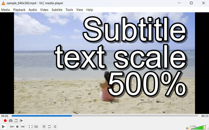 Zoom In on VLC M Tethod-two